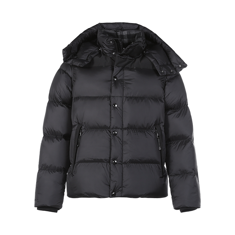 博柏利/巴宝莉 BURBERRY 男士锦纶鹅绒可拆式衣袖连帽羽绒服外套马甲 80438441图片