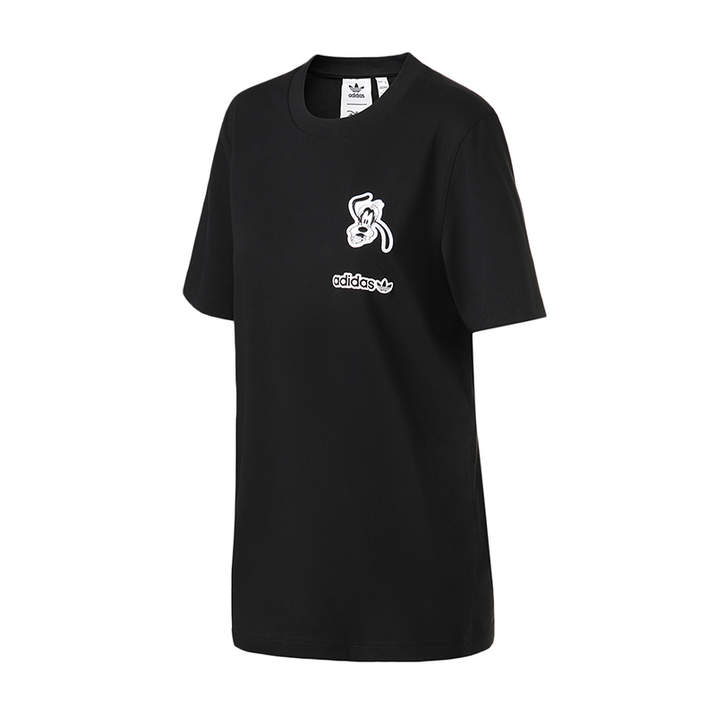 阿迪达斯三叶草男服短袖Disney高飞联名运动休闲服GD6024