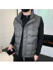 男士羽绒马甲秋冬季新款潮牌时尚加厚保暖立领冬装白鸭绒男装外套