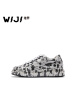 WIJI秋冬新款动物印花休闲板鞋时尚摩登潮流个性舒适活力舒适女鞋