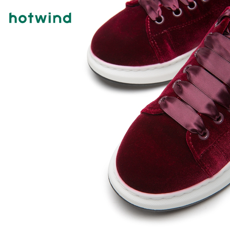 热风hotwind百搭时尚春季新款女士厚底运动休闲鞋H11W7109