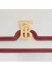 【预售4周左右发货】BURBERRY/博柏利 TB 专属标识双色帆布拼皮革锁扣包 小号