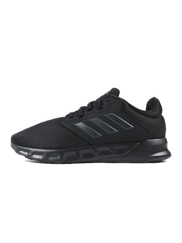 Adidas阿迪达斯跑步鞋男鞋2020夏黑武士网面透气轻便运动鞋FX3808