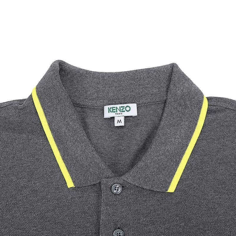 kenzo 高田贤三 男士棉质长袖POLO衫 F00 5PO101 4BA