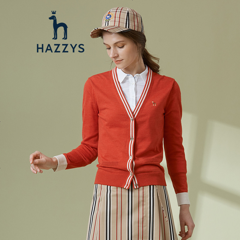 服装鞋帽>女装>女士针织/毛衣>哈吉斯(hazzys)>哈吉斯(hazzys)女士