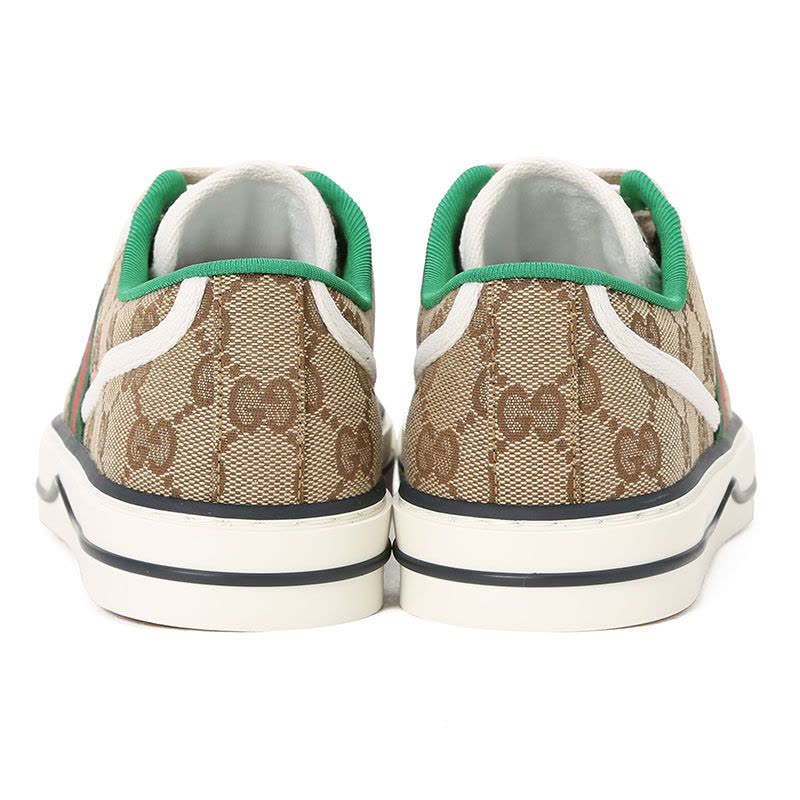 预售 古驰GUCCI Tennis 1977 帆布鞋 经典织带织物606110 女士帆布鞋图片