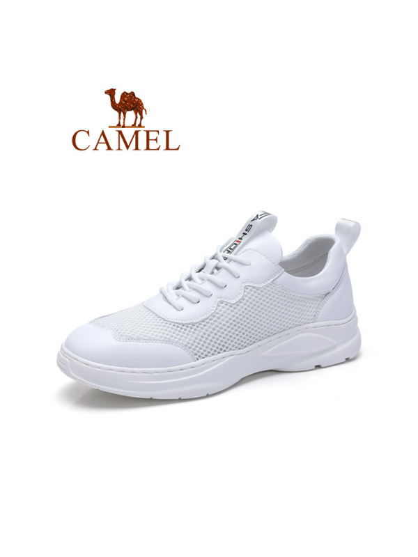 Camel骆驼男鞋2020春季新款休闲鞋男潮流百搭老爹鞋韩版运动鞋男网面鞋