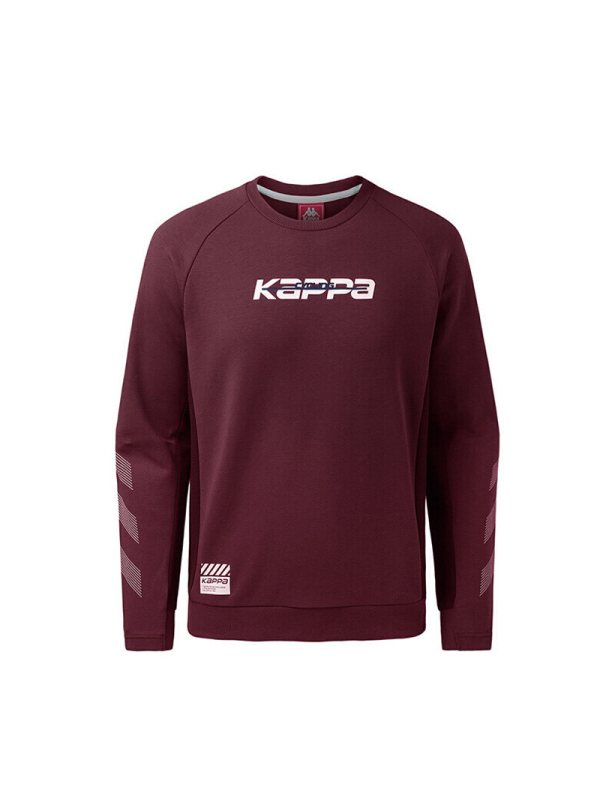 KAPPA/卡帕专柜男子运动服秋款圆领套头针织卫衣|K0852WT30D