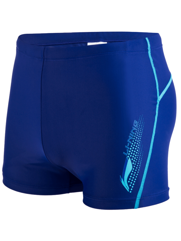 李宁lining泳裤男平角大码舒适专业沙滩运动速干游泳衣时尚款温泉游泳