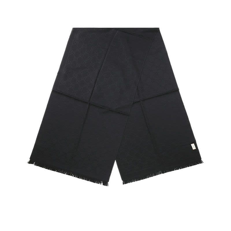 古驰GUCCI 围巾 小G双G印花款133483 男女同款围巾图片