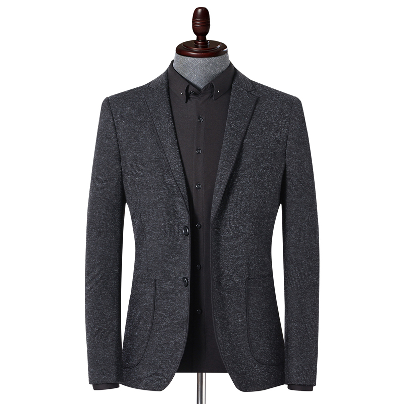 雅鹿男士西装2019秋冬新款精品西服外套青年商务休闲便西上衣