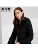 波司登羽绒服女中长款新款休闲连帽冬季保暖外套