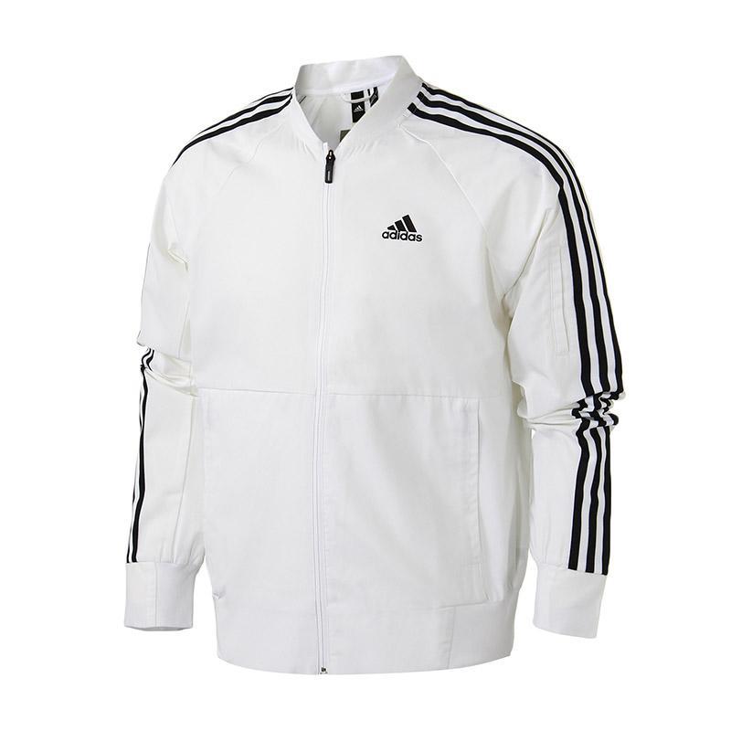 【自营】adidas阿迪达斯男子外套夹克飞行领休闲运动服DM5229 L DM5212白