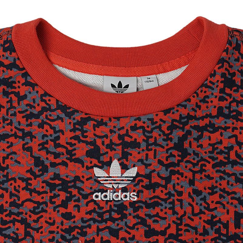 ADIDAS阿迪达斯三叶女子休闲上衣圆领套头卫衣DH2988图片