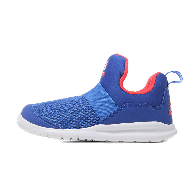 【自营】adidas阿迪达斯童男小童4-10岁透气低帮休闲鞋BB3093 BB3093学院 31.5码/190