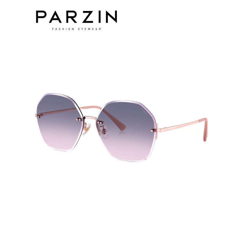 帕森(PARZIN)太阳镜女 宋祖儿明星同款金属无框多边形墨镜韩版潮新品