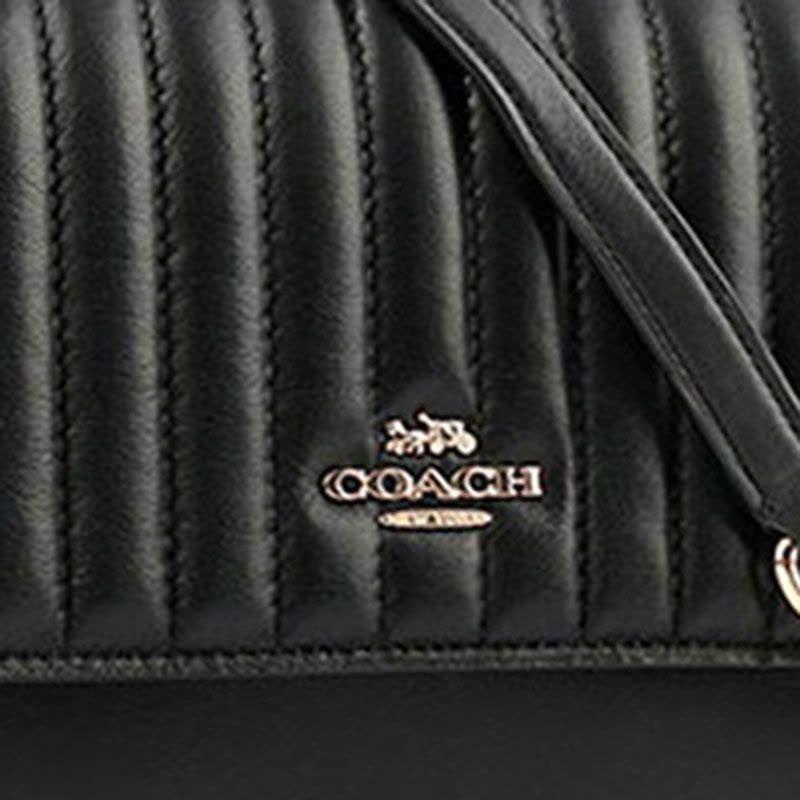 COACH 口盖包 字母马车标 绗缝皮 F2561图片