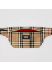 【预定】BURBERRY Brummell - 徽标嵌花 Vintage 格纹布鲁摩腰包 45*17.5CM