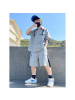 男童套装夏季2025新款儿童夏装运动中大童衣服短袖帅气网红童装潮