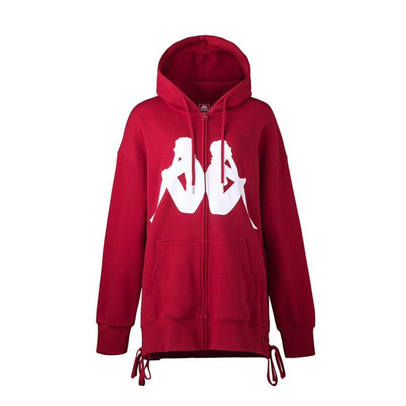 KAPPA/卡帕专柜女子运动服秋款针织卫衣LOGO外套|K0862MK59D图片