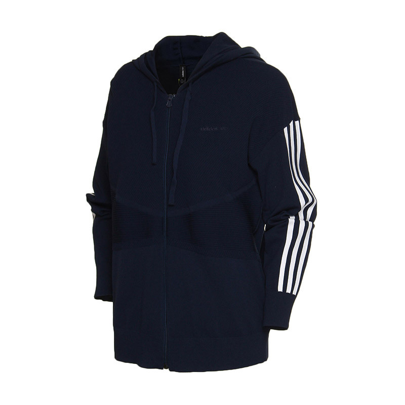 adidas阿迪达斯NEO女子夹克外套18开衫卫衣休闲运动服CV9061. L CV9061蓝色