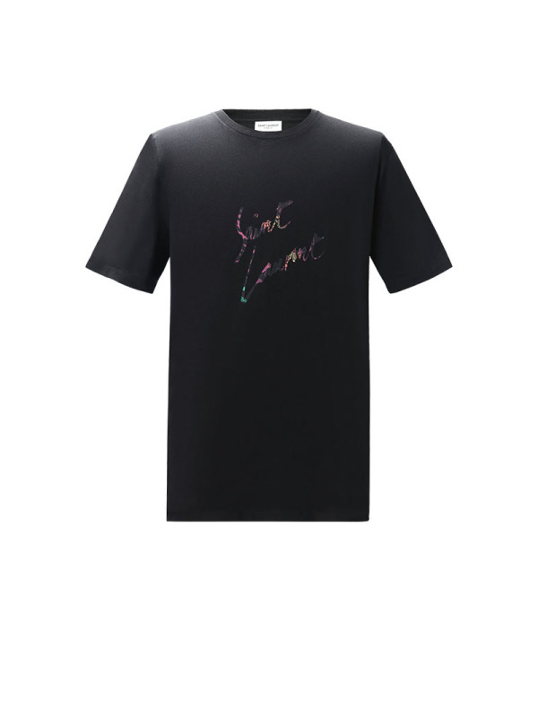 YSL T恤 字母印花棉质553378