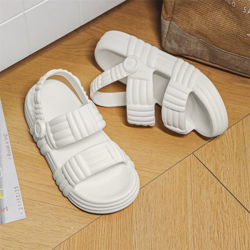 2025夏季新款凉拖鞋女士厚底踩屎感简约时尚外穿个性百搭两穿拖鞋图片