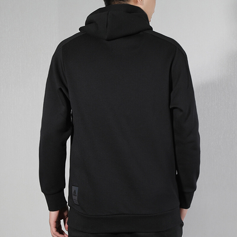 adidas阿迪达斯男服卫衣2020新款连帽高领休闲运动服FM9376
