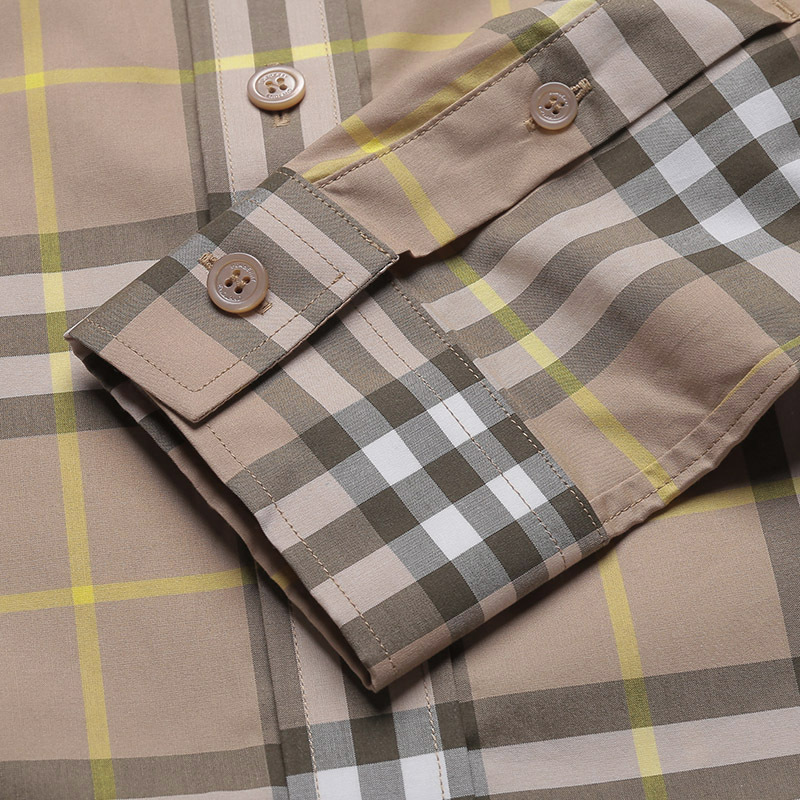 BURBERRY 博柏利 男款棉质长袖休闲衬衫 80554921