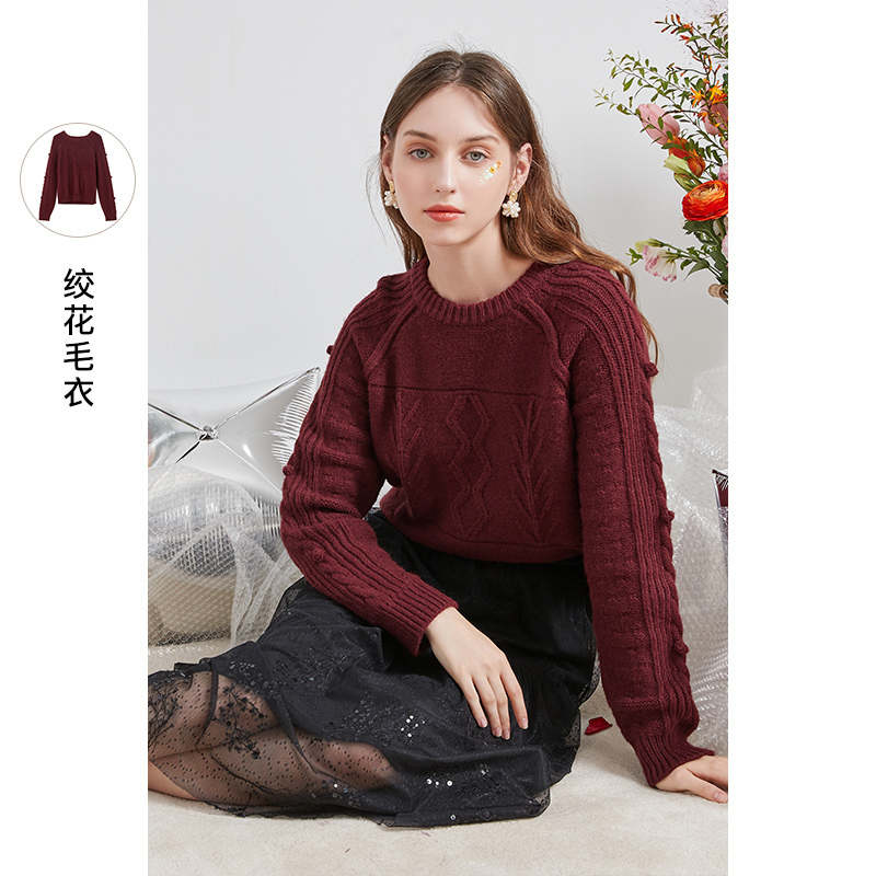 服装鞋帽>女装>女士针织/毛衣>三彩(3colour)>三彩(3colour)女士针织