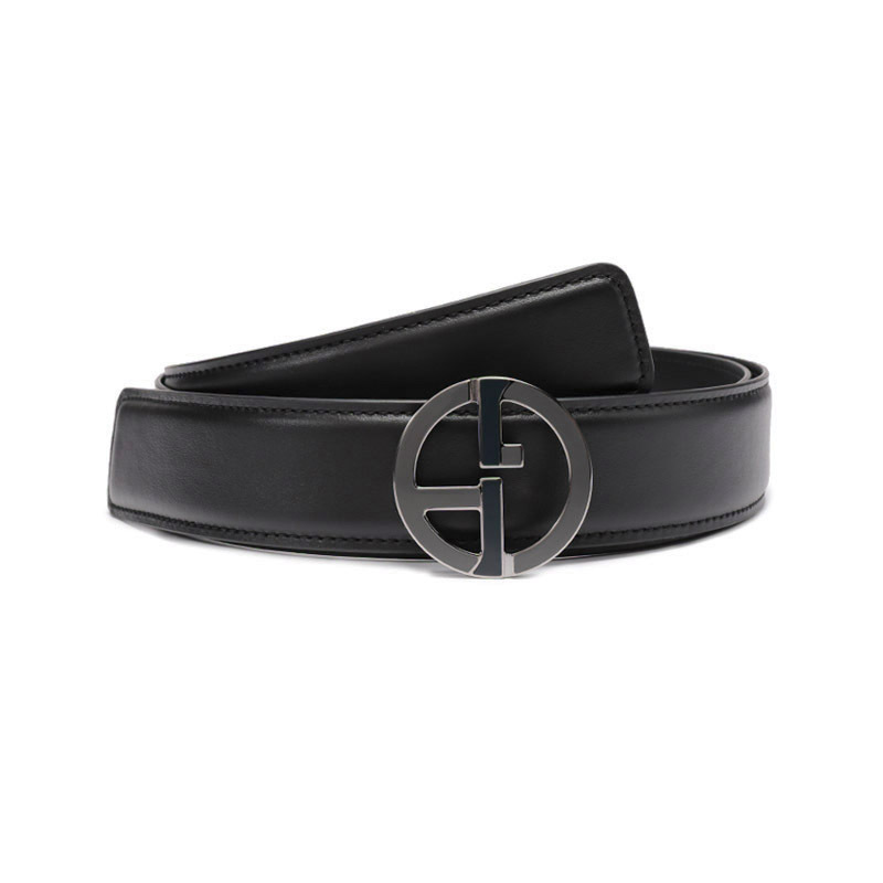 阿玛尼giorgioarmani男士牛皮革ga搭扣不可裁剪皮带腰带y2s477yr42x