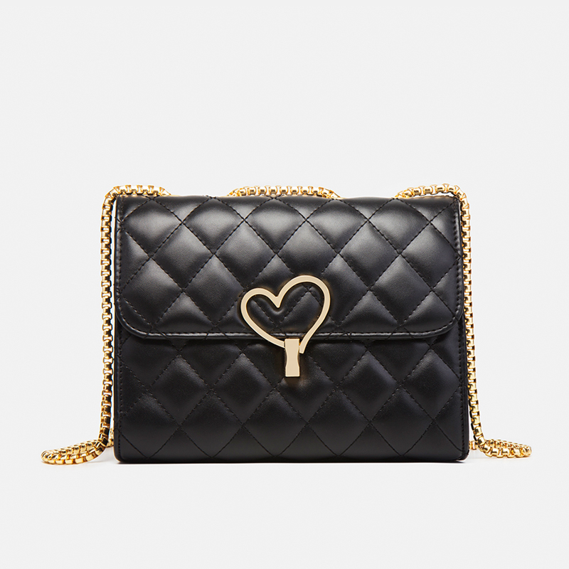 顺丰配送小香风菱格链条包百搭单肩包斜挎小包包女包2020新款plb19