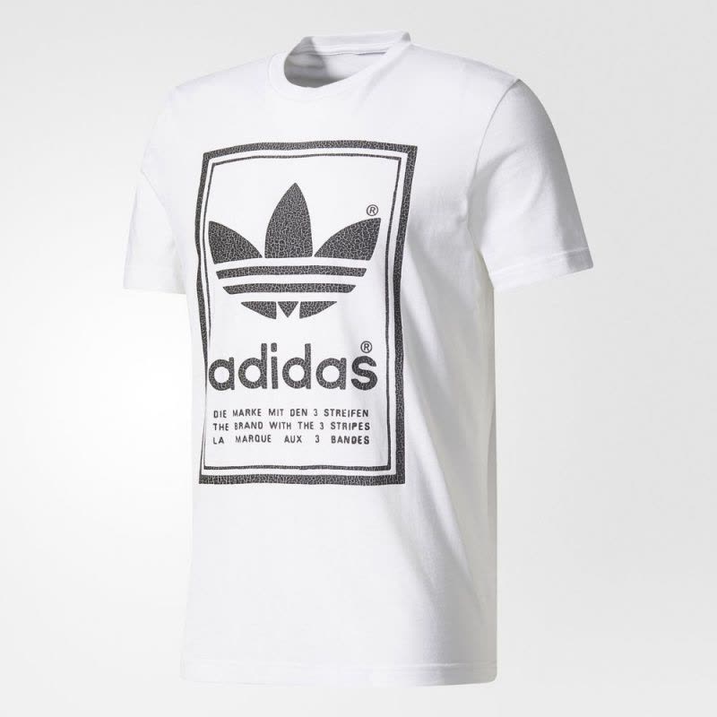 adidas阿迪达斯三叶草男子圆领透气休闲短袖T恤BS3136图片
