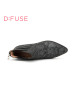 D：Fuse/迪芙斯切尔西短靴女秋冬牛皮尖头低跟女鞋DF64117076