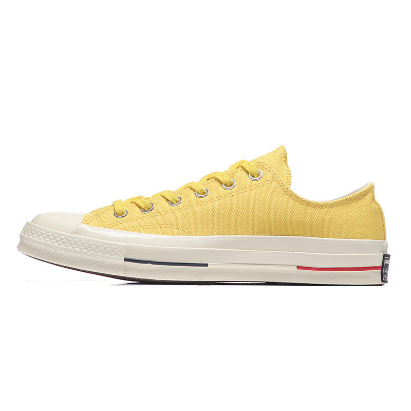 CONVERSE匡威男女休闲鞋三星标1970s低帮帆布鞋160492C 160494C沙漠金 35码