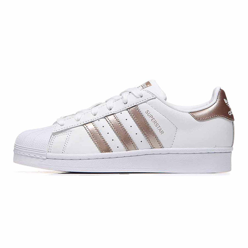 adidas阿迪达斯三叶草女子板鞋superstar贝壳头休闲鞋cg5463 cg5463亮