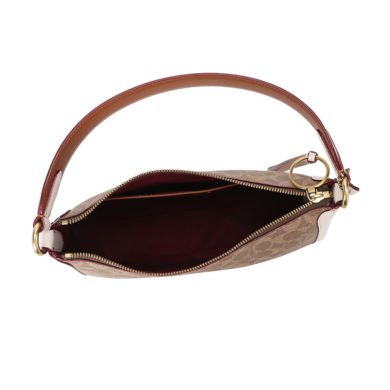 coach单肩马鞍半月包52577