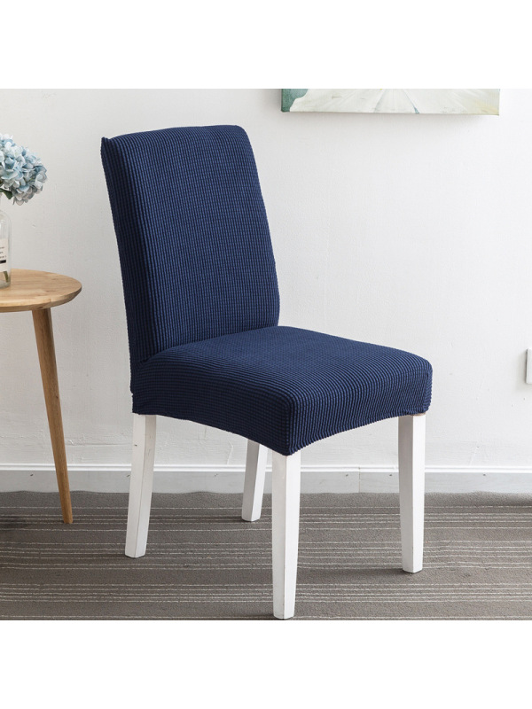 Ceba格纹摇粒绒加厚连体弹力酒店饭店餐厅椅子套罩防污凳子套椅套