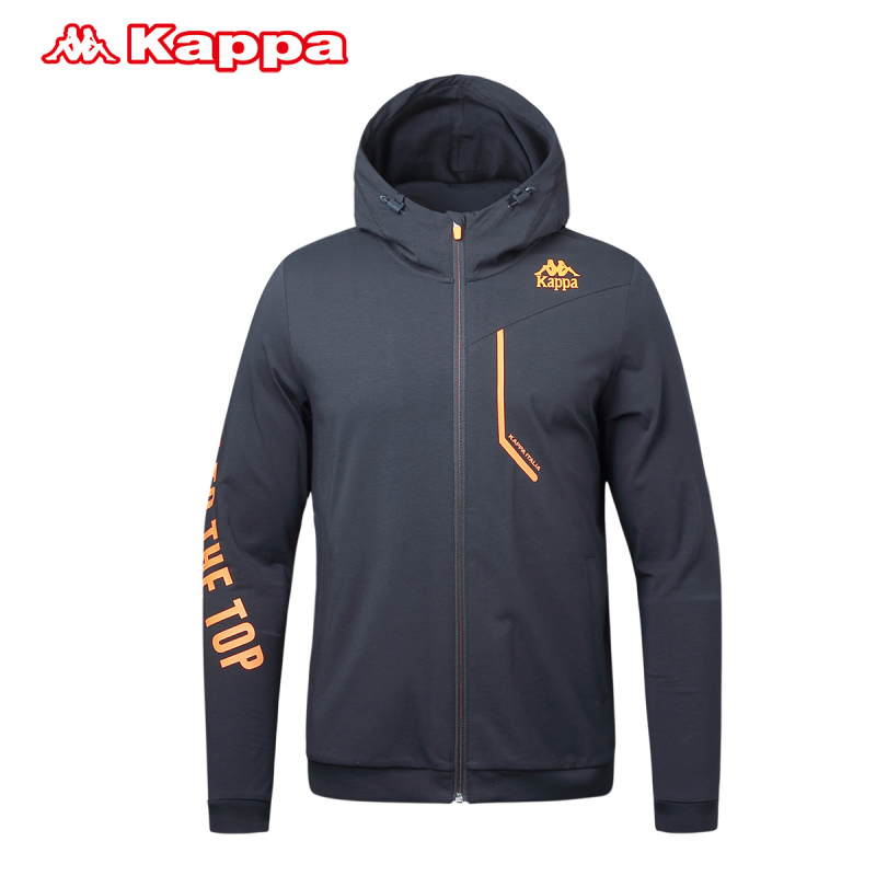 卡帕Kappa男装针织开身帽衫-K0712MK07-888