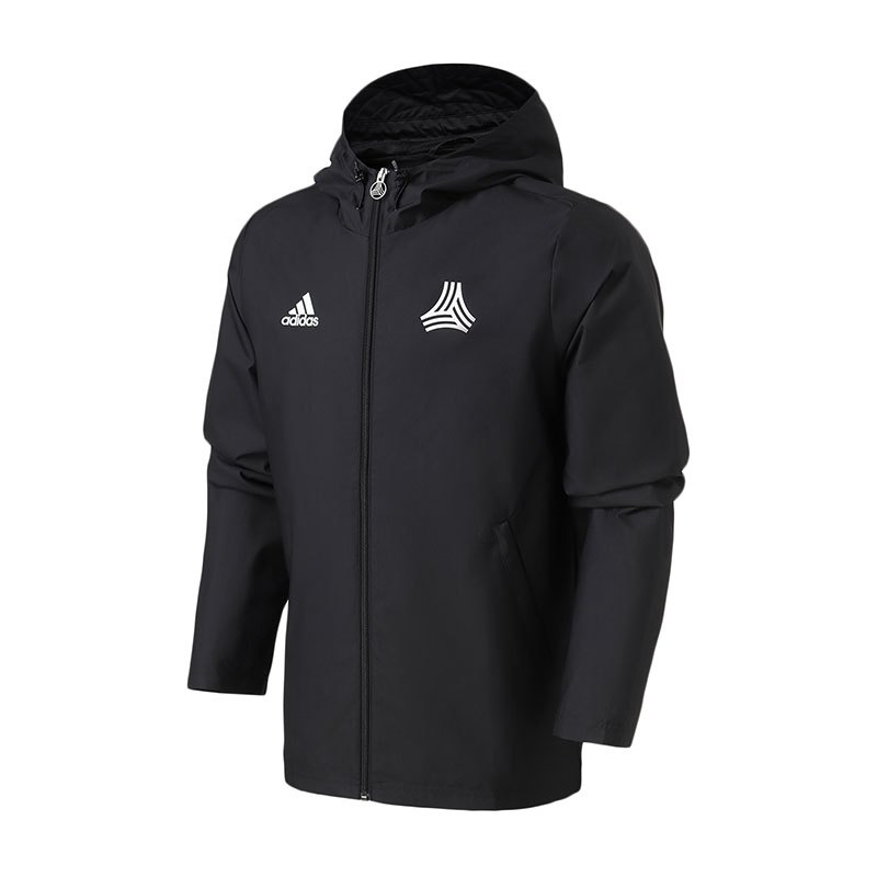 【自营】adidas男服外套夹克足球休闲运动服DT9850 L DT9850黑色