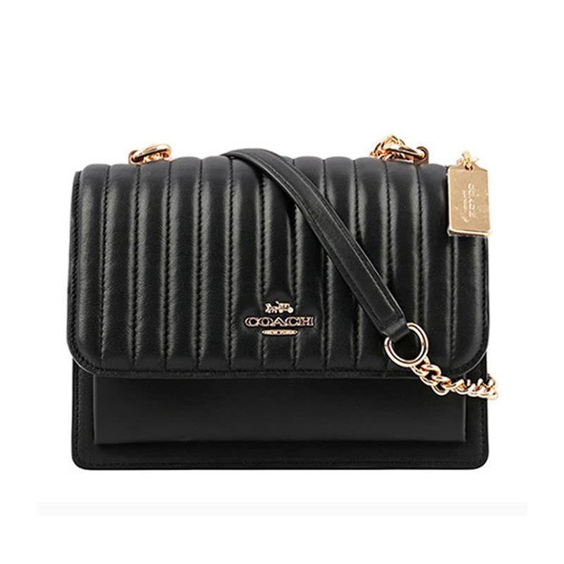 COACH 口盖包 字母马车标 绗缝皮 F2561图片