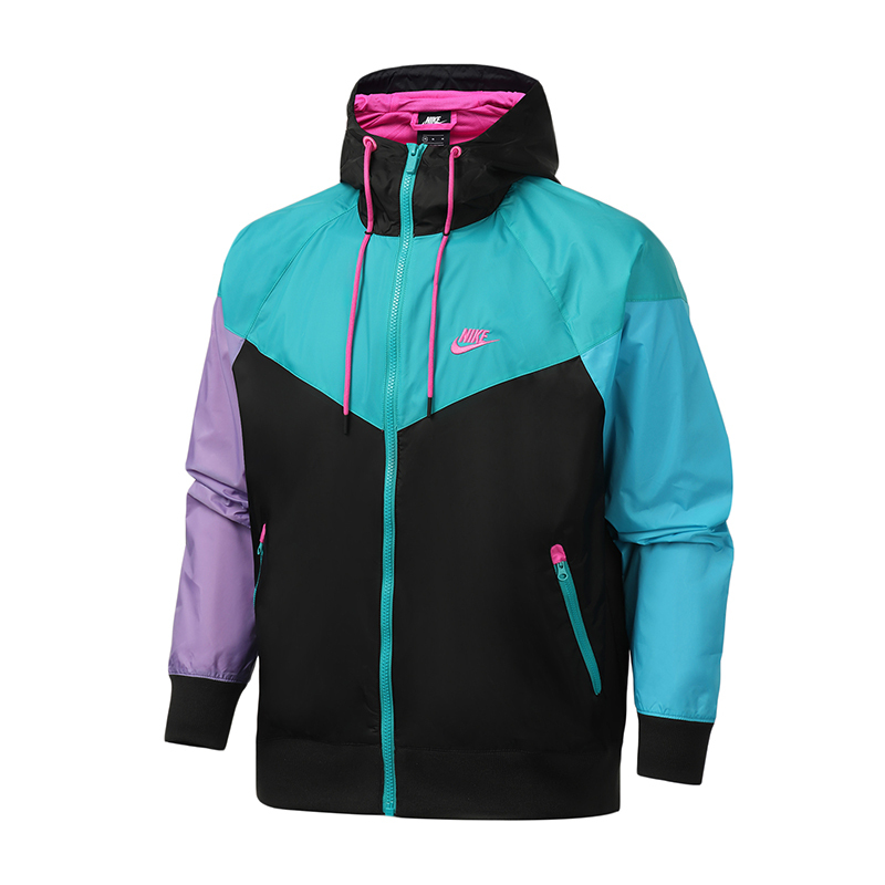 NIKE耐克男外套连帽套头机织风衣休闲运动服AR2192