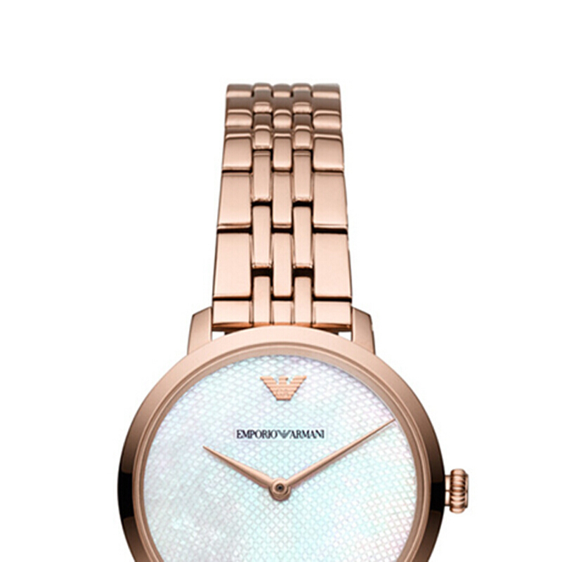 阿玛尼（Emporio Armani)手表 女士欧美时尚休闲巧致石英手表 2018新款 AR11158