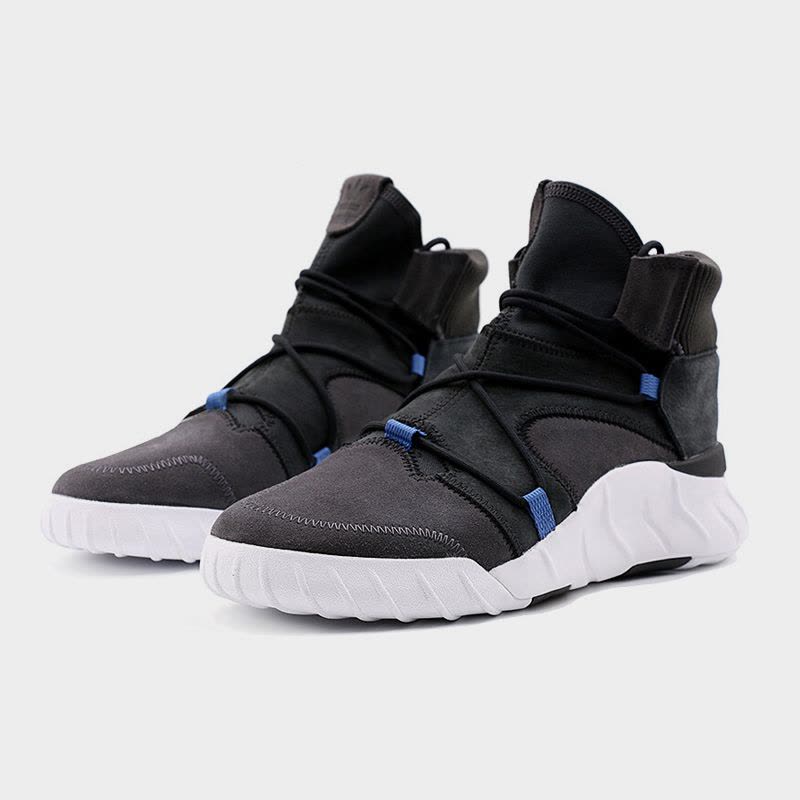 adidas阿迪达斯三叶草春季中性高帮袜套舒适轻便运动休闲鞋CQ0973图片