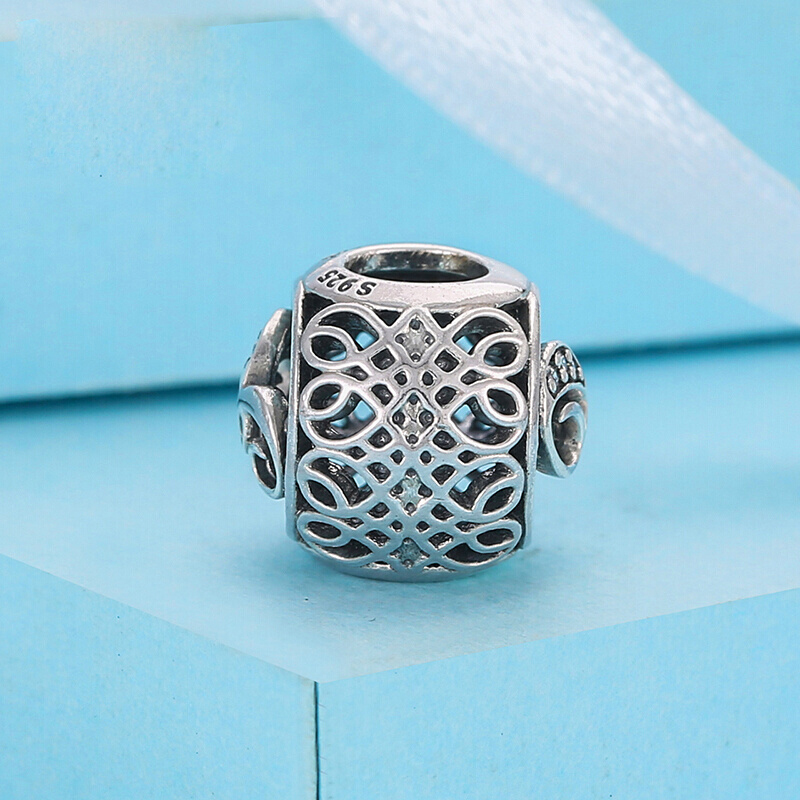 PANDORA潘多拉 复古字母E 925银 串饰-791849CZ