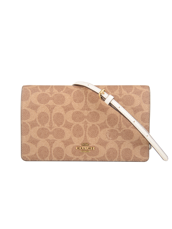 COACH 斜跨包 LOGO印花 织物 41920