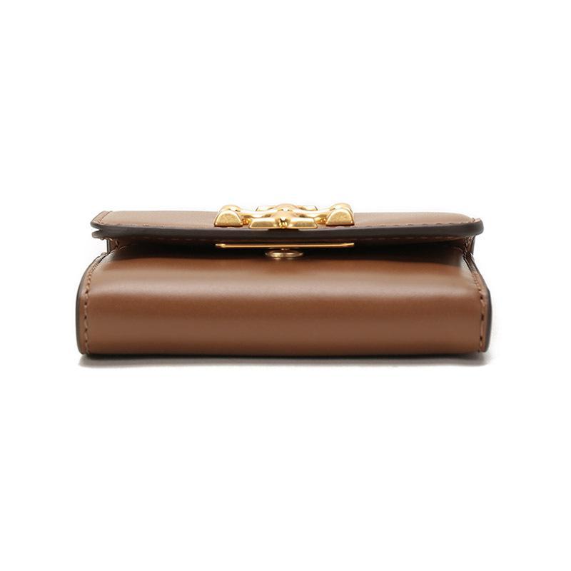 TORY BURCH 托里·伯奇 奢侈品 TB 钱包 女士ELEANOR系列牛皮钱包钱夹迷你款 73519