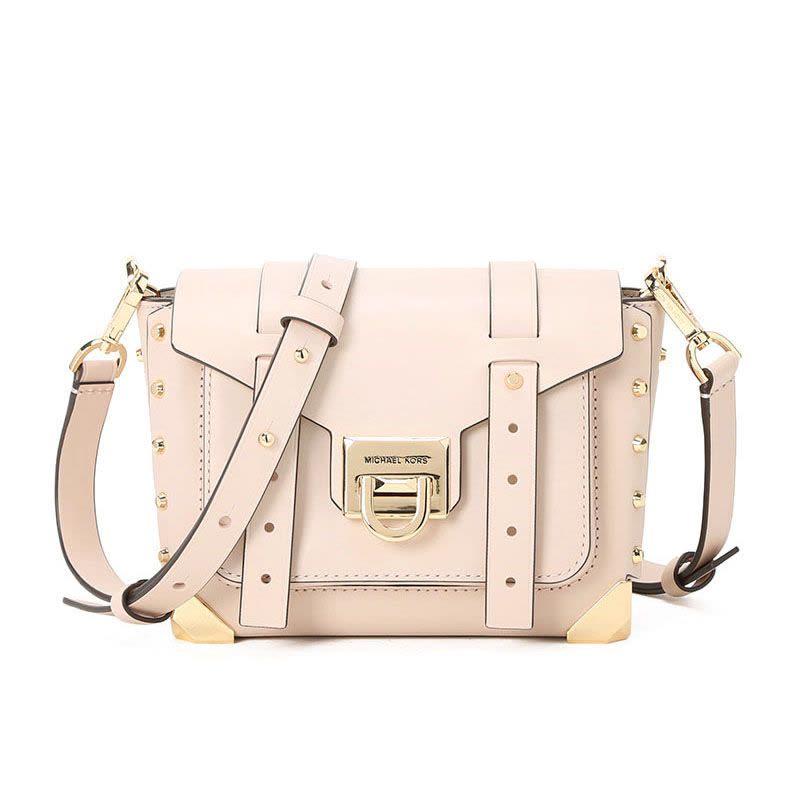 MICHAEL KORS MK Manhattan锁扣口盖包 单肩斜挎包30T9GNCM1L 金扣图片