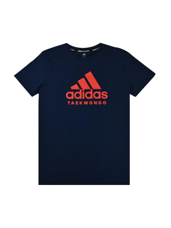 正品阿迪达斯adidas跆拳道新款男装短袖运动休闲T恤_4