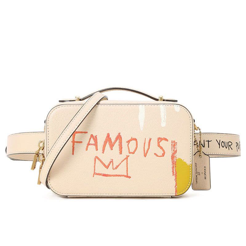 COACH 蔻驰 ALIE相机包 单肩包 斜挎包 光面皮金扣6915图片